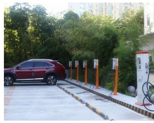 BDcharge community electric bicycle charging station in Fuping County, an old revolutionary district, put into operation